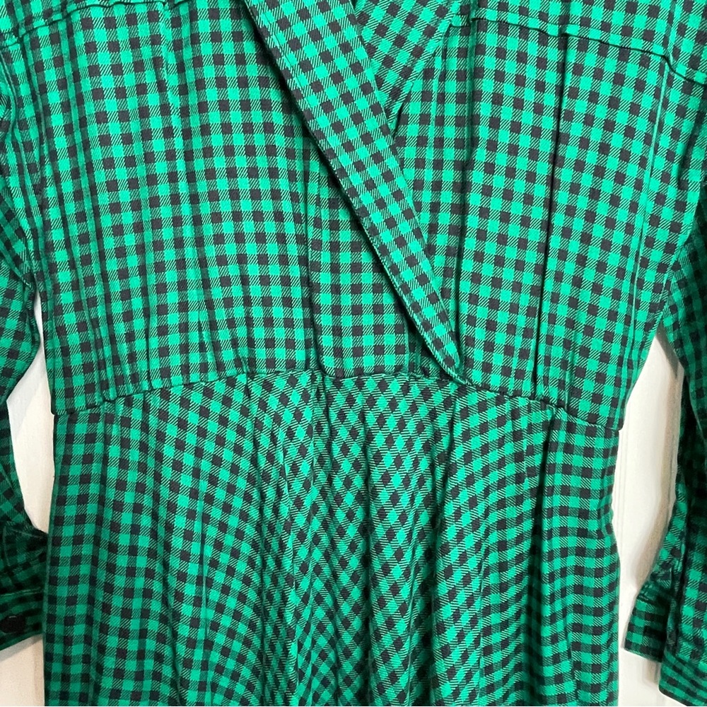Checkered 90s Midi Dress - Picture 5 of 10